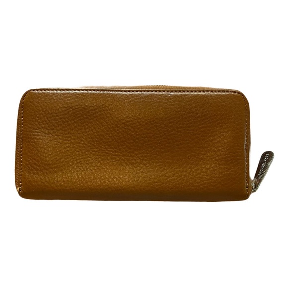 MICHAEL KORS Brown Leather Zip-Around Wallet - Picture 3 of 7